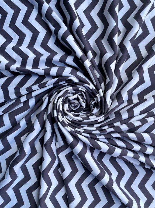 ZIGLIA: Maille imprimé Rayé Zig Zag