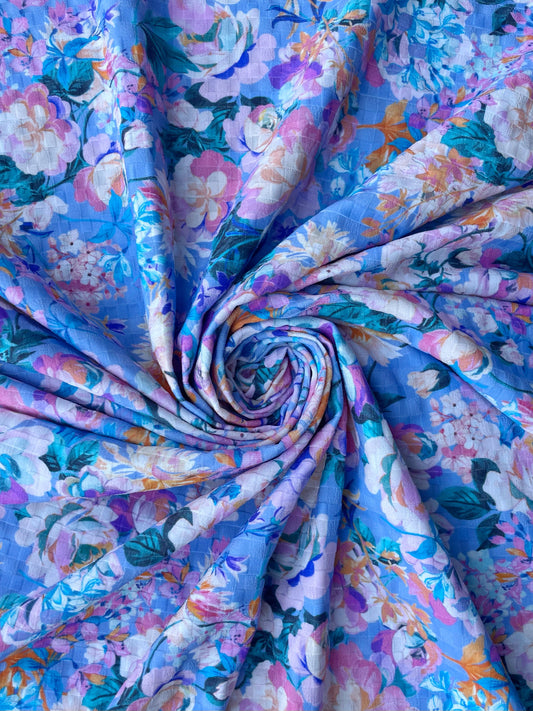 JOSIANNE: Maille imprimé Floral Vintage