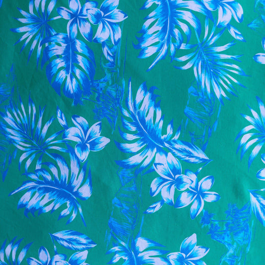 MAHINA: Maille imprimée Fleurs Tropicales