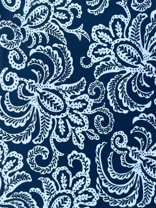 AZAHRA: Maille imprimé Floral Oriental