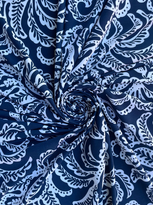 AZAHRA: Maille imprimé Floral Oriental