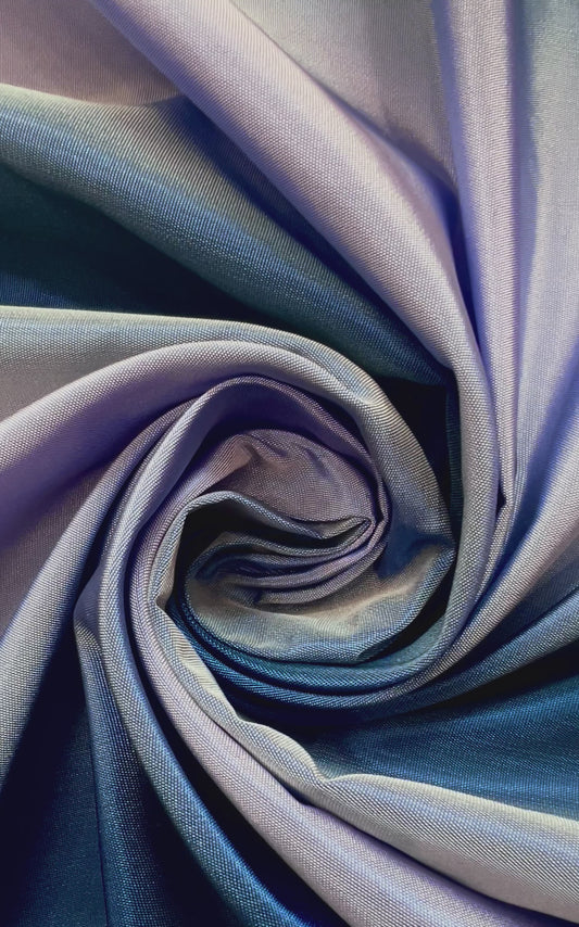 ORION: Tafta changeant à rayure degradé