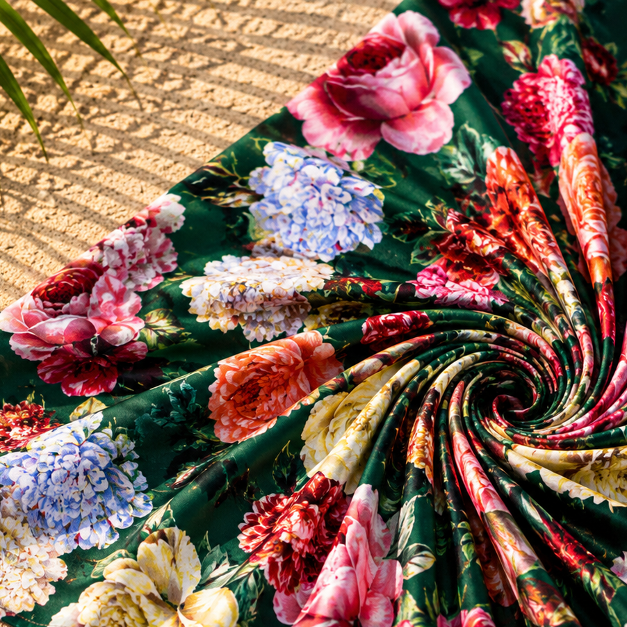 MEI: Maille imprimée Pivoine Vintage