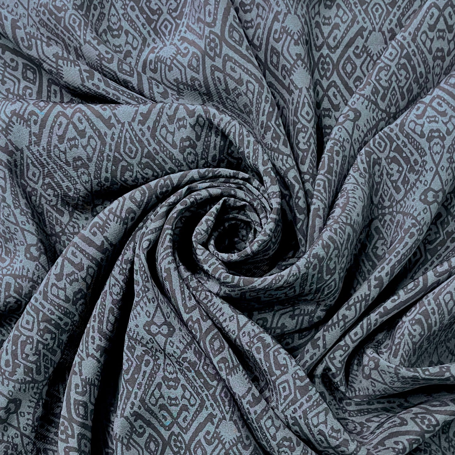 OMARA: Drap de viscose imprimé ethnique