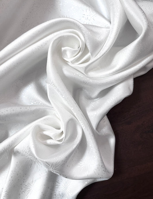 SELENE: jacquard de soie sur twill
