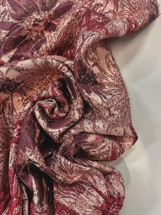 MELHIA: Brocard couture fleurs tissés