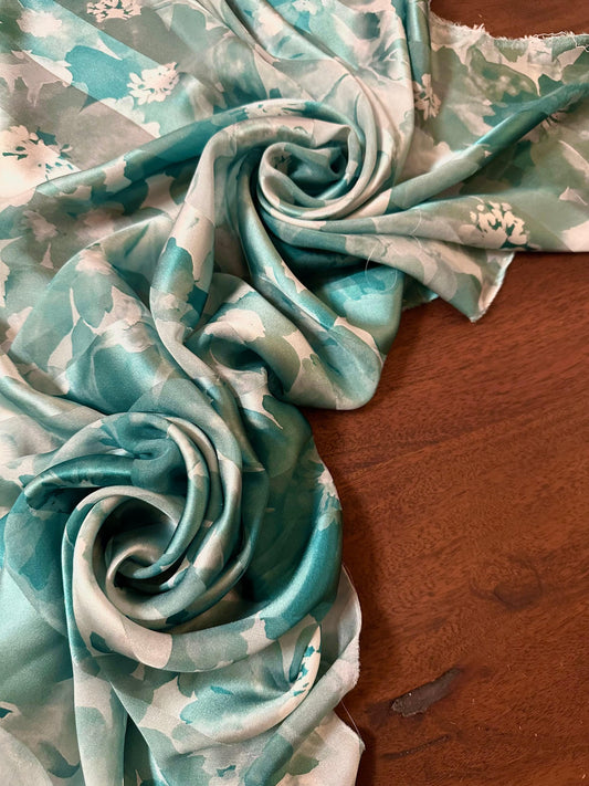 KYO: Bande satin imprimé soie