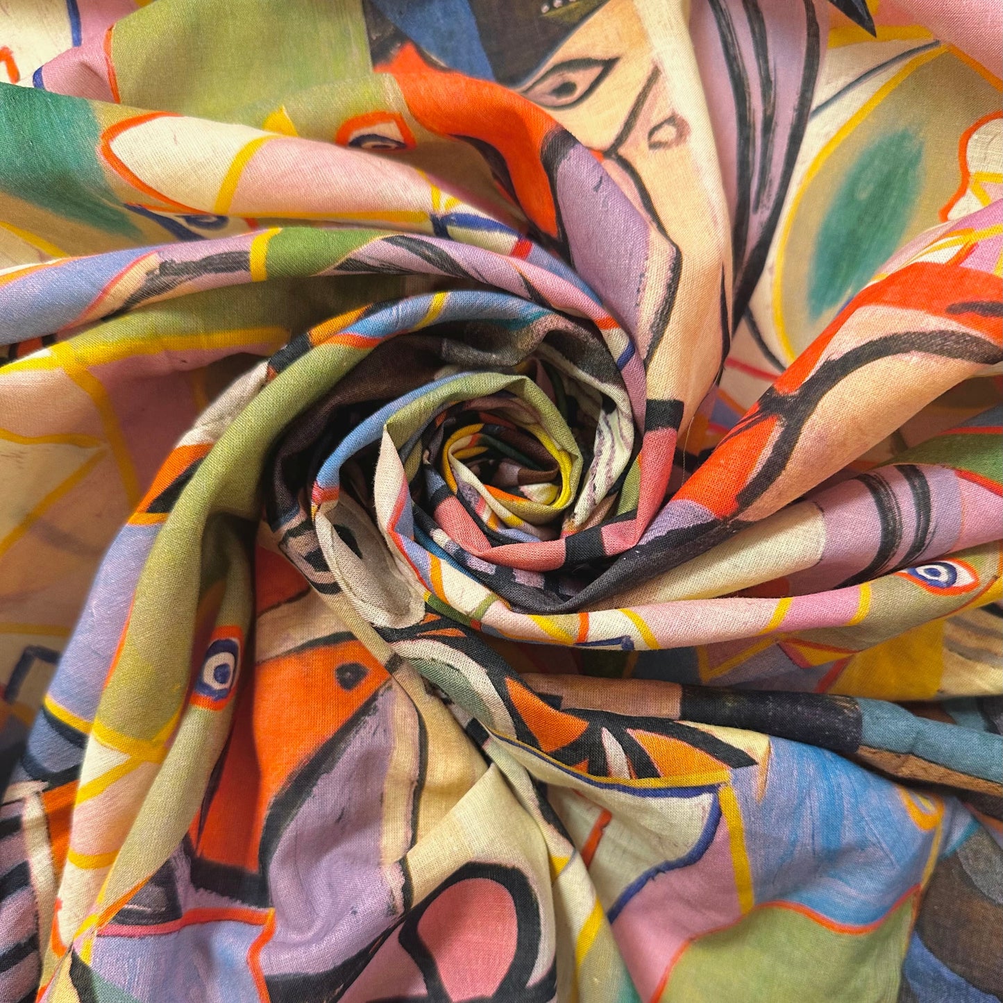 AGLAÉ: Artistic Printed Cotton Poplin