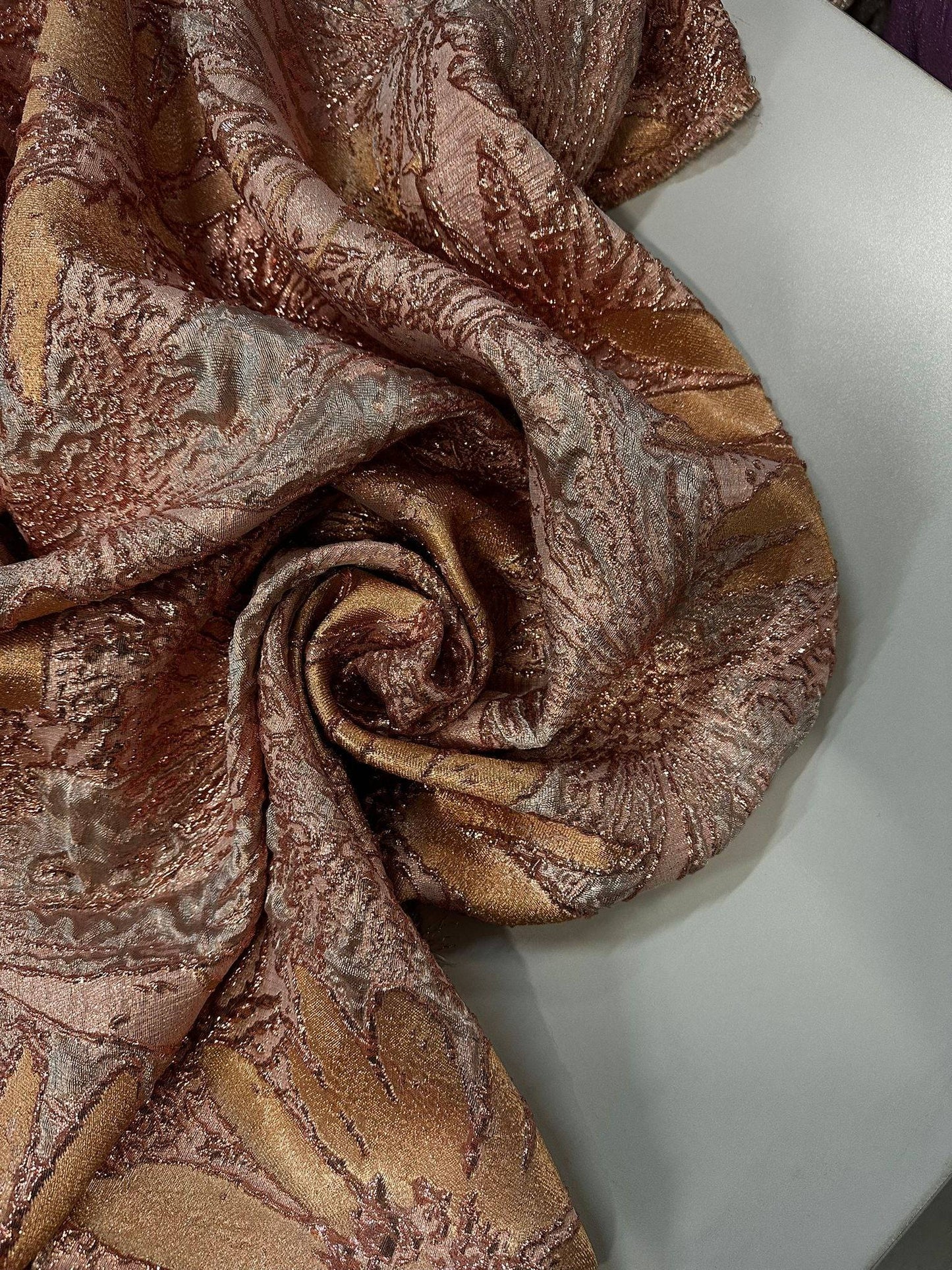 LYDIA: Woven couture flower brocade