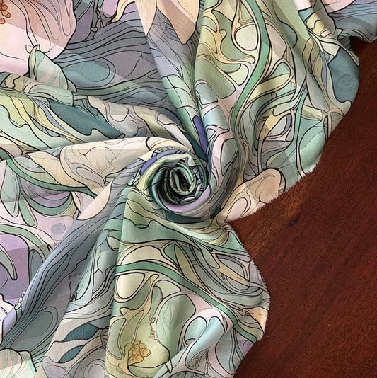 Victoire: bande satin à motif art artistique
