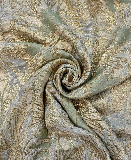 LOUIS: Brocard couture fleurs tissés