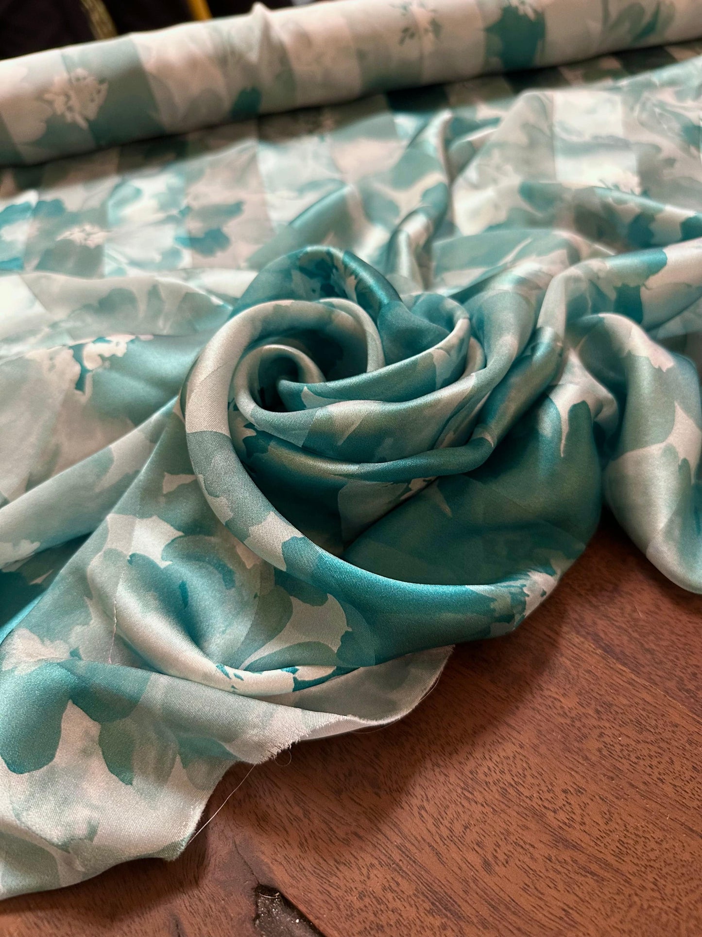 KYO: Bande satin imprimé soie