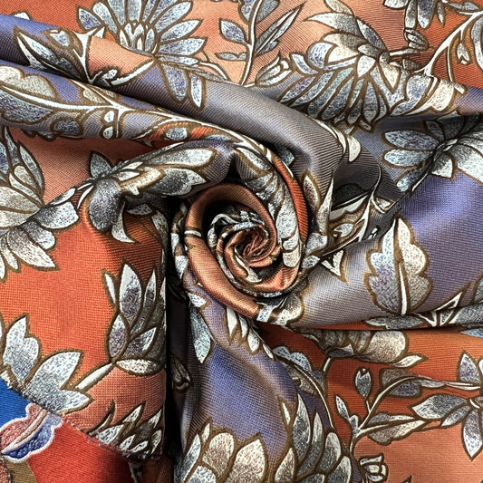 UME : Jacquard coton à motif floral japonisant