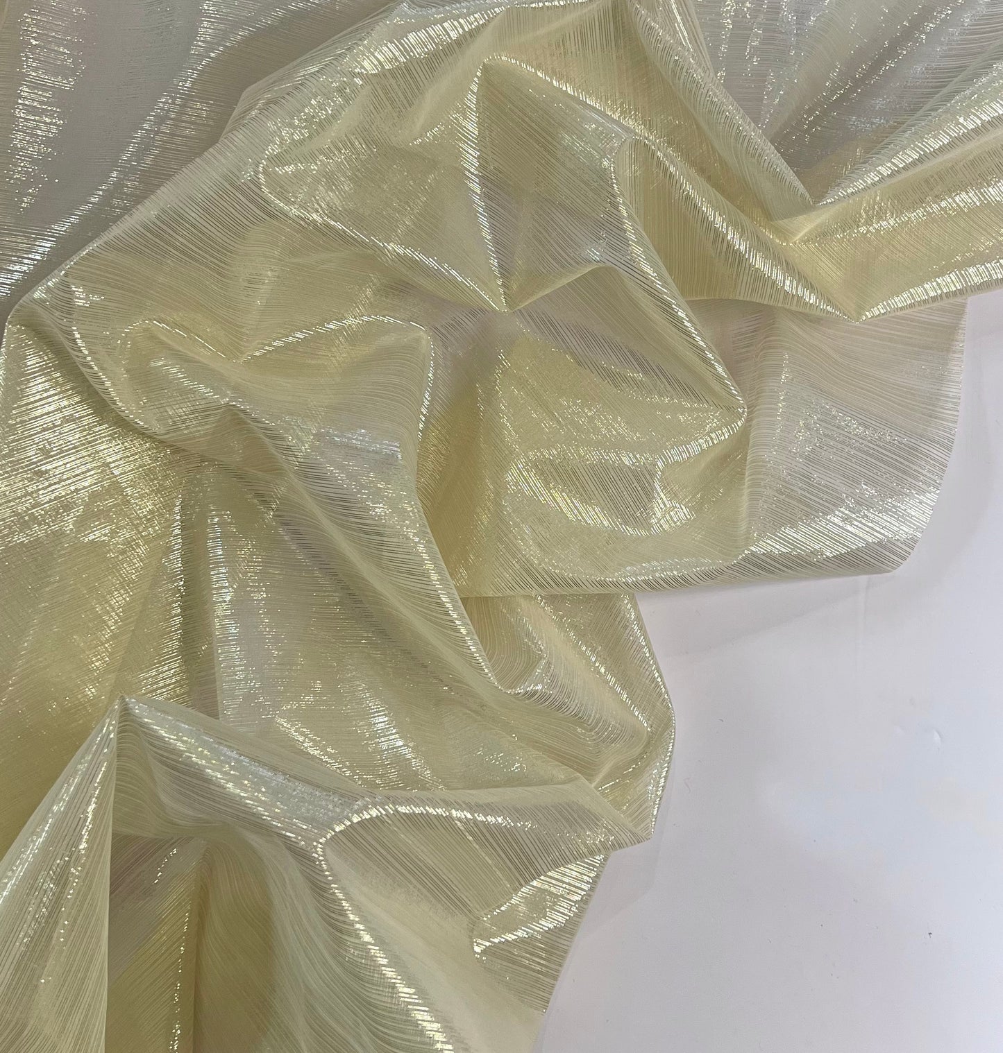 GIGLIA: Organza a rayures lurex