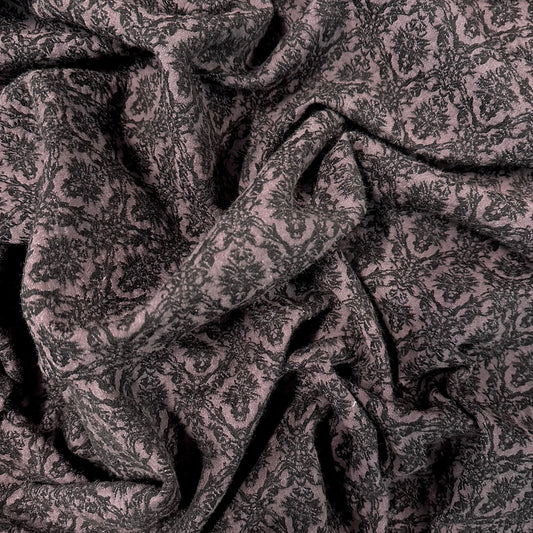FLORENZA : Jacquard fluide strech à fleurs contemporaine
