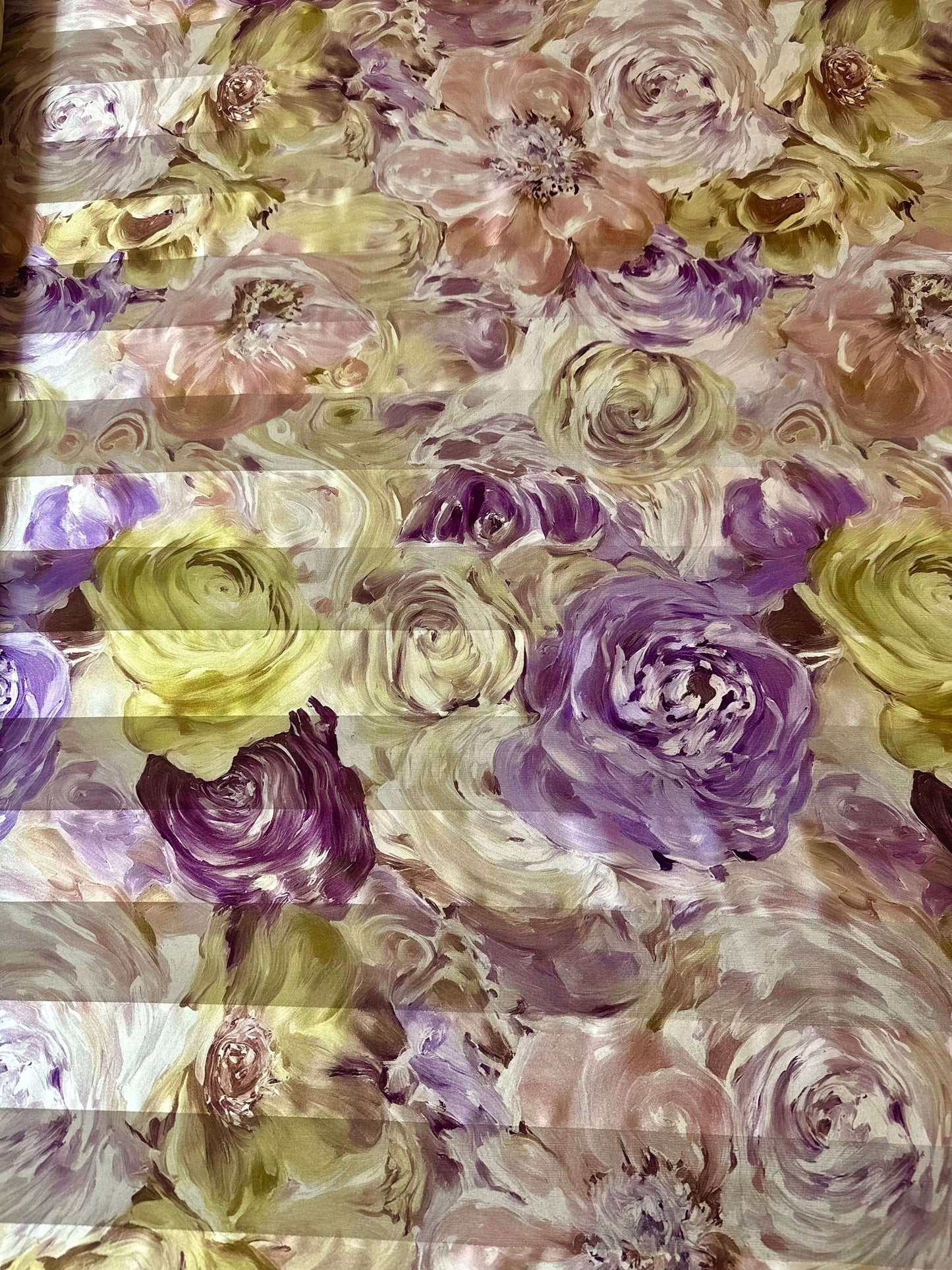 KATY: Bande satin imprimé soie