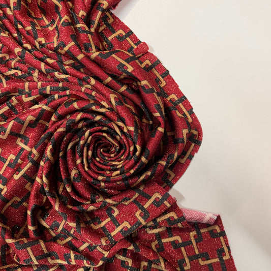 ROMY : Jersey imprimé motif géométrique