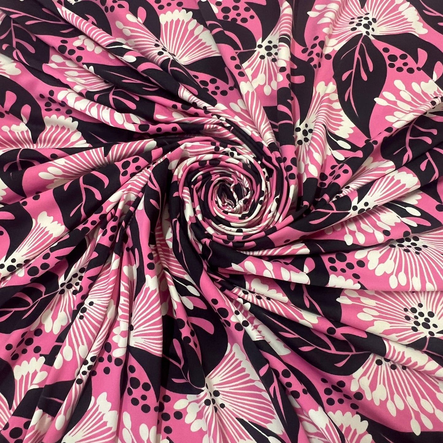 SOLÉA : Maille imprimée à fleur