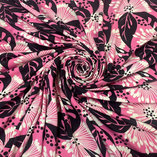 SOLÉA : Maille imprimée à fleur