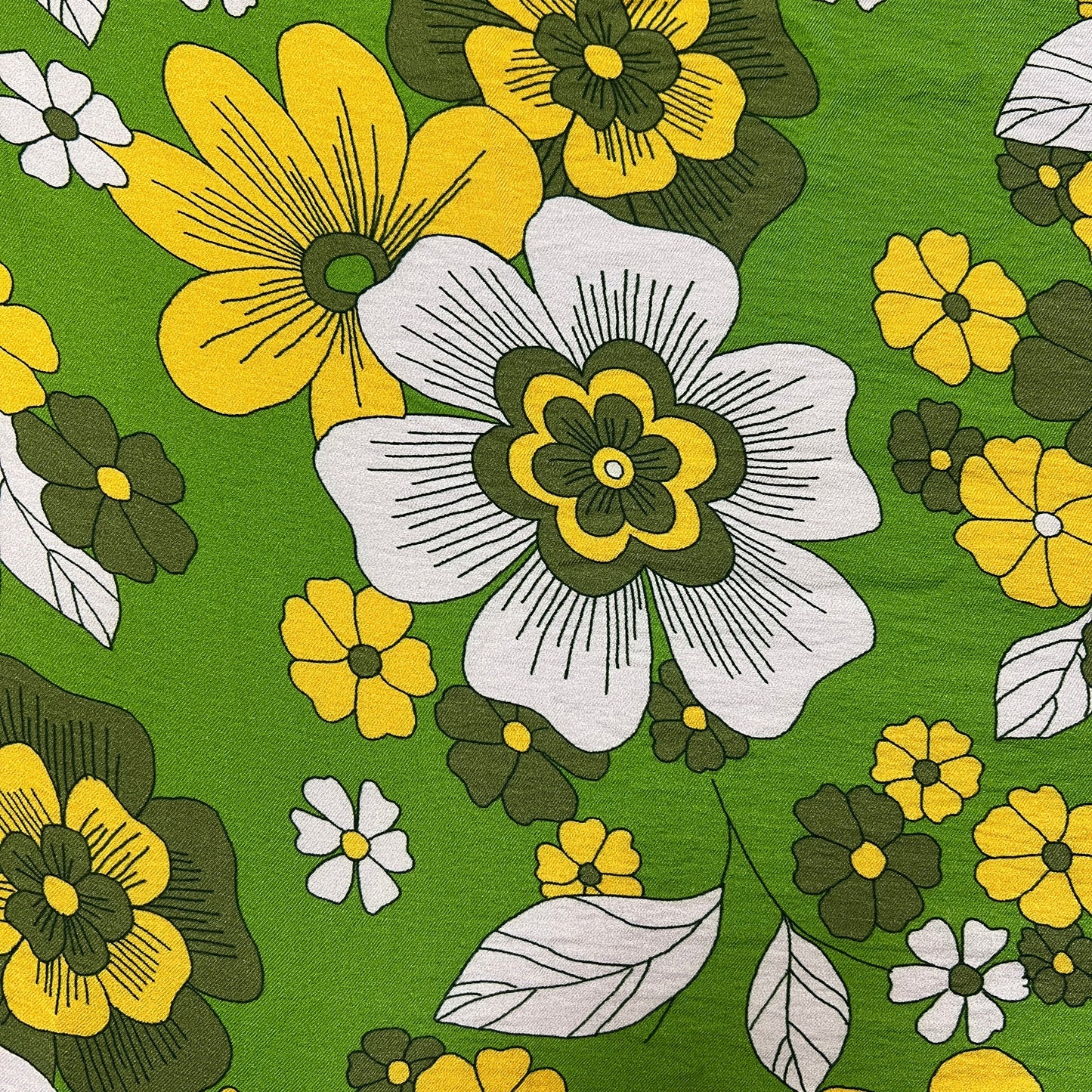COUPON : COTON IMPRIMÉ À FLEUR
