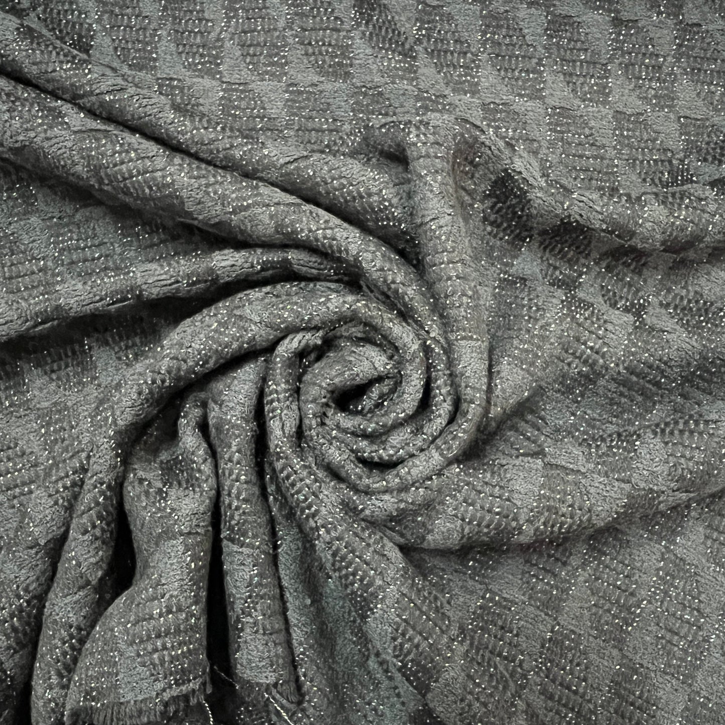 APOLON : Jacquard géométrique touche de lurex