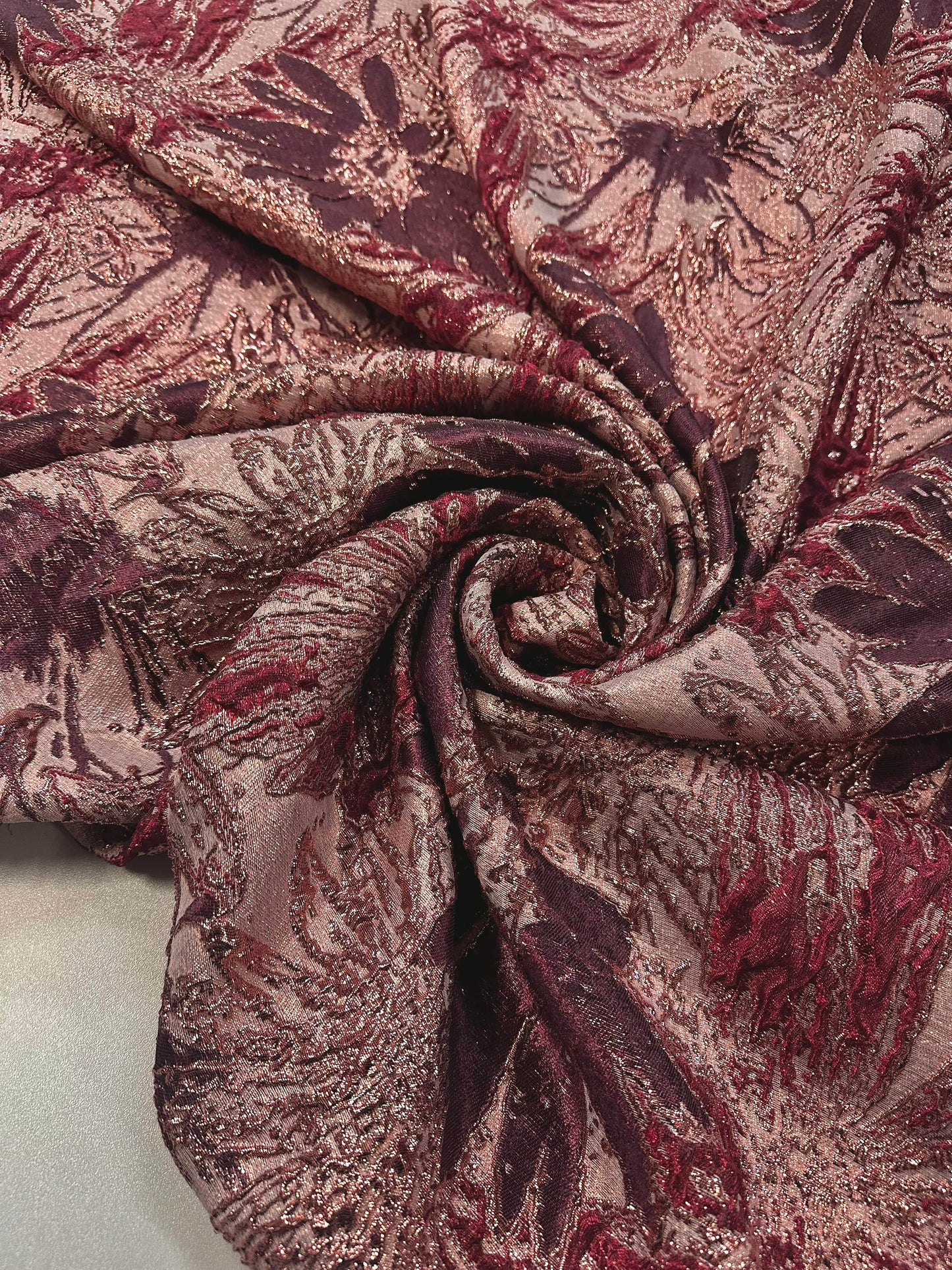 MELHIA: Brocard couture fleurs tissés