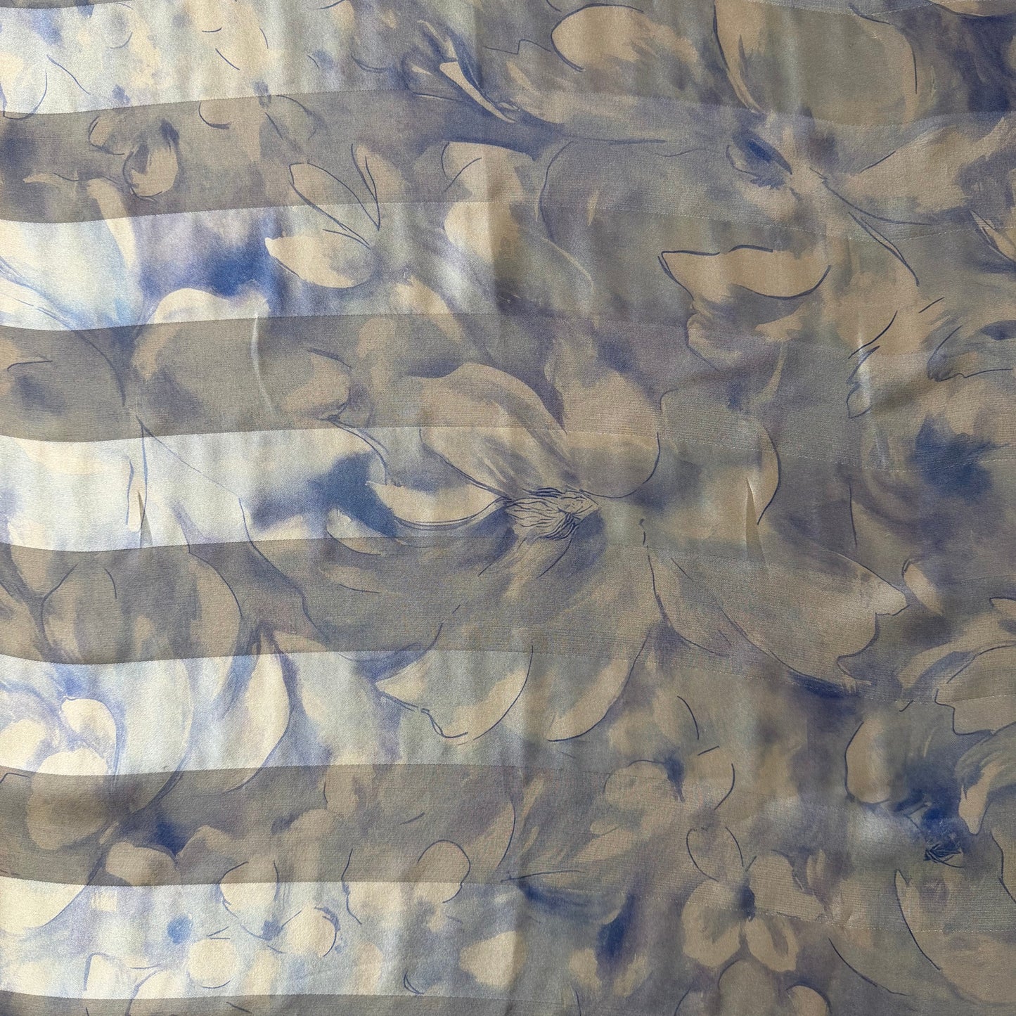 VALENTINA : Bande satin imprimé floral