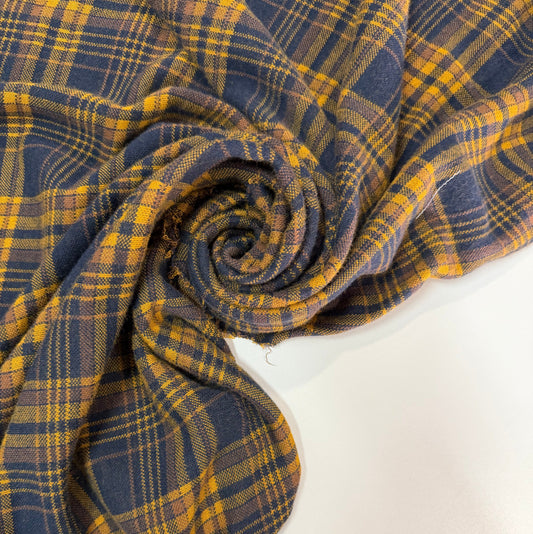 MARIUS : Coton imprimé carreaux vintage