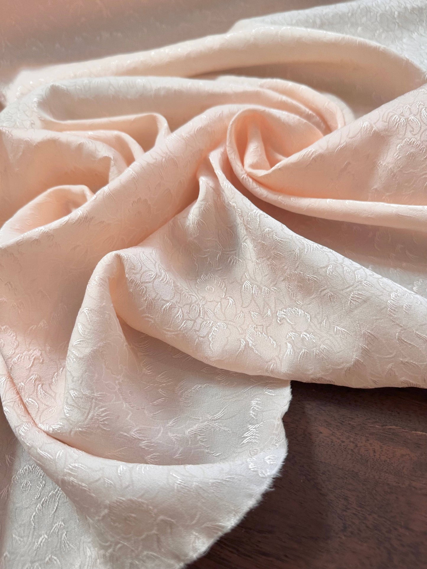 Rosemonde jacquard poudre floral