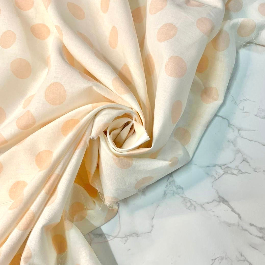 WILLY: Voile coton imprimé à pois