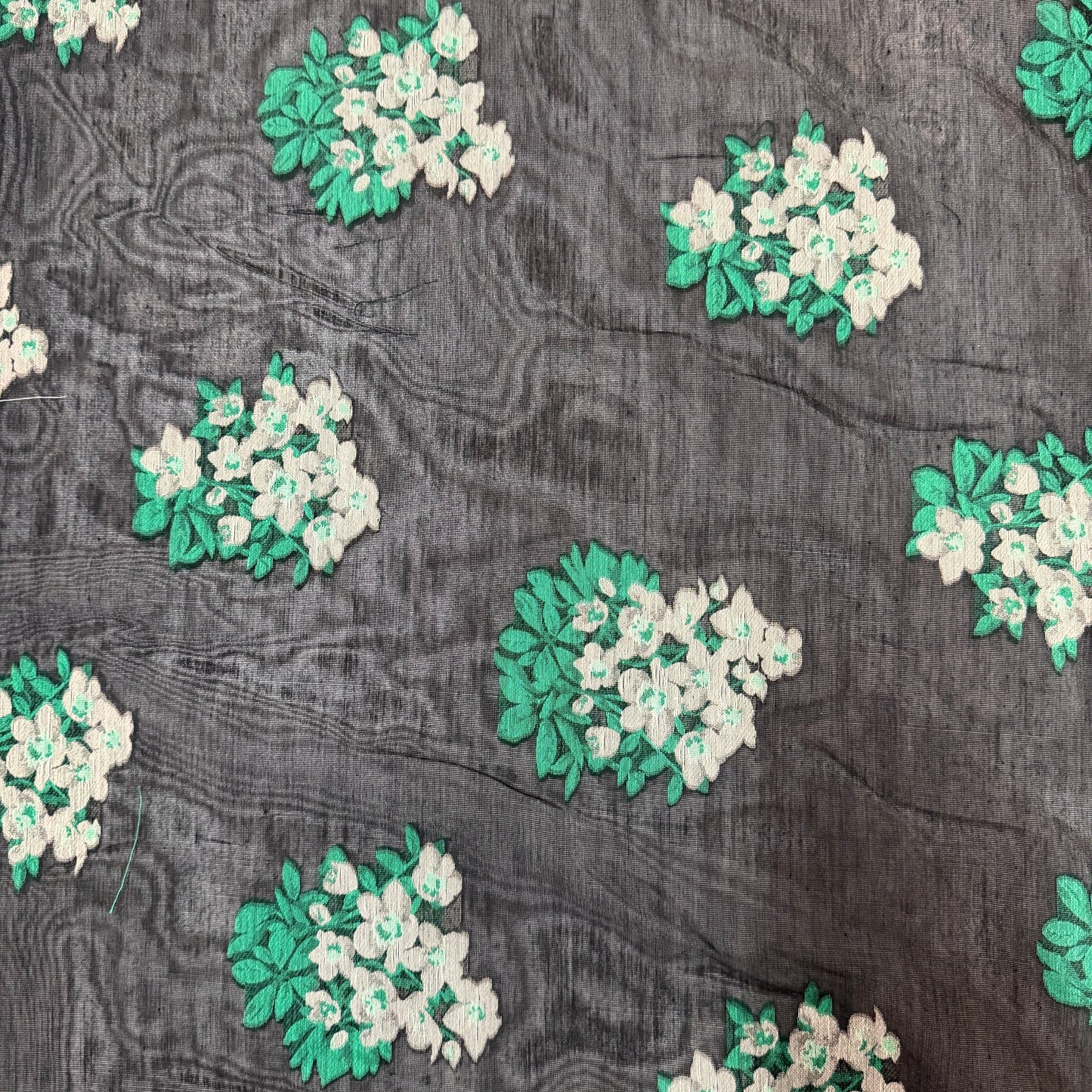 BLOSSOM : Organza fil coupé à fleurs
