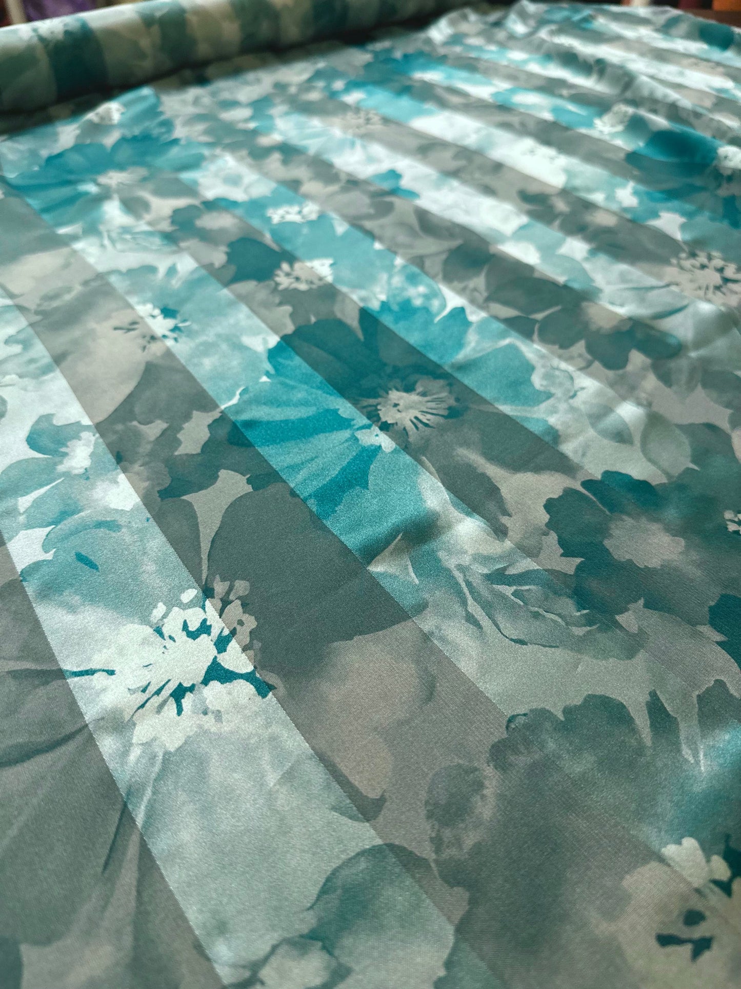 KYO: Bande satin imprimé soie