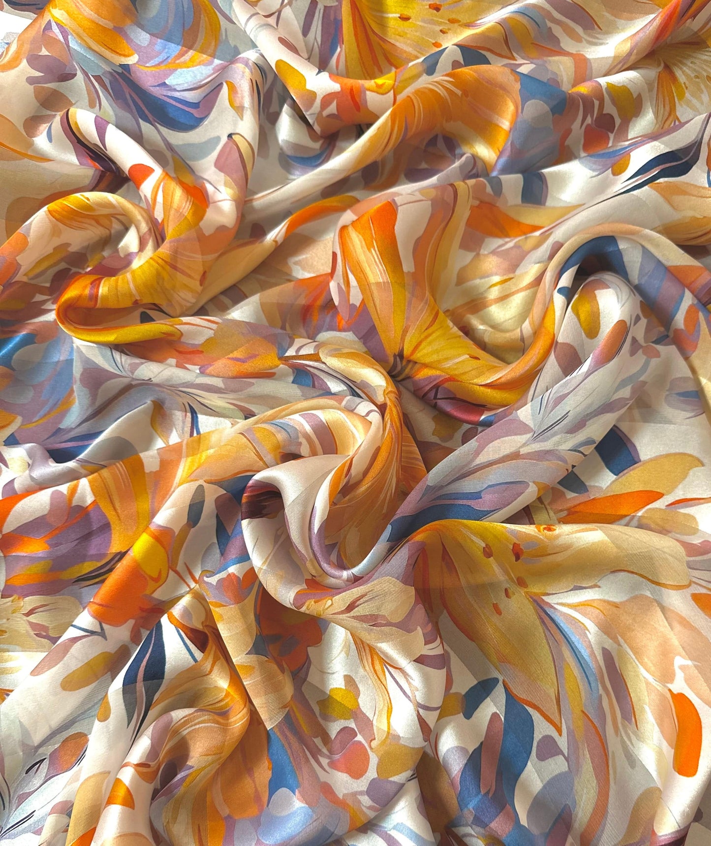 OSCAR: Bande satin imprimé soie