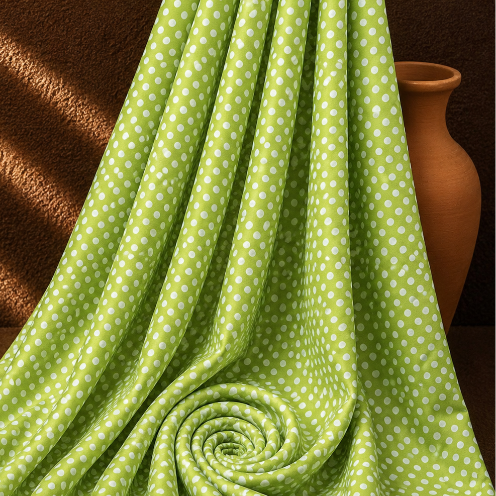 IRINA: Maille imprimée Polka Dot