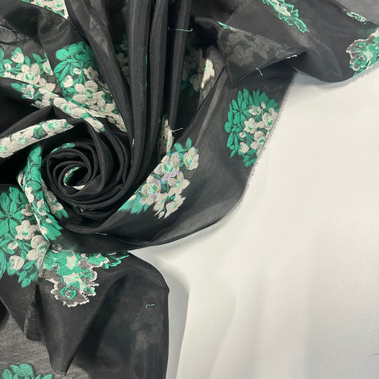 BLOSSOM : Organza fil coupé à fleurs