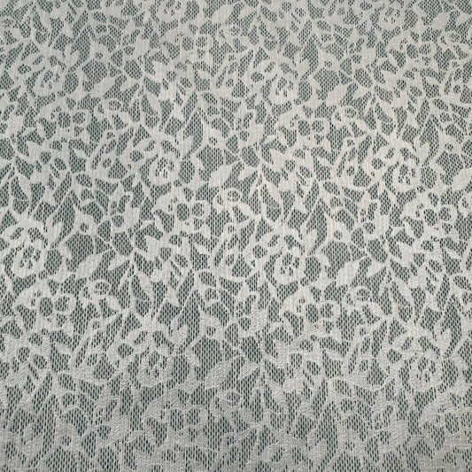 FLOREA : Jacquard coton floral ajouré