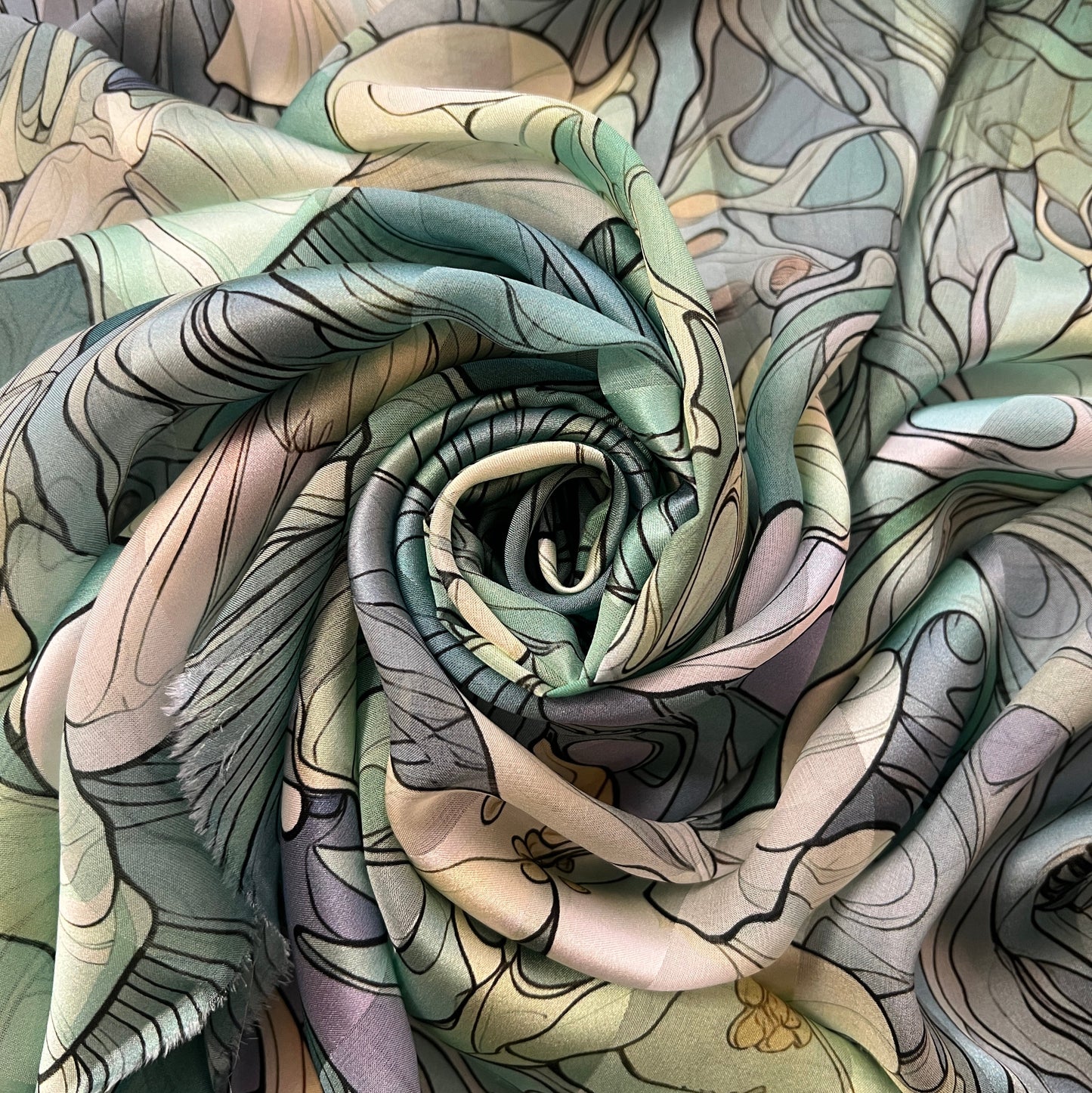 Victoire: bande satin à motif art artistique