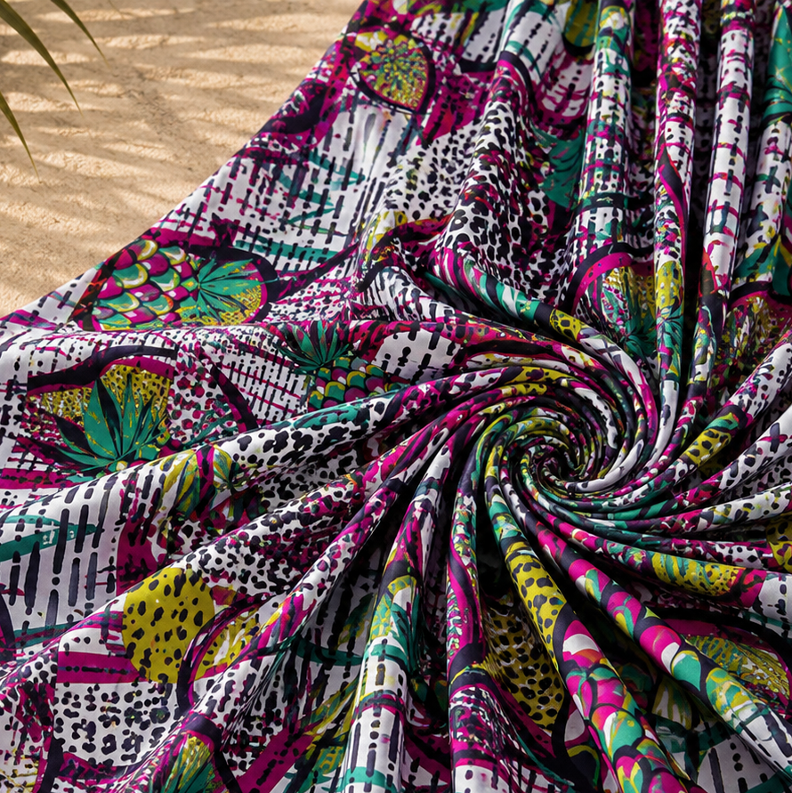 PIÑA: Maille imprimée Ananas