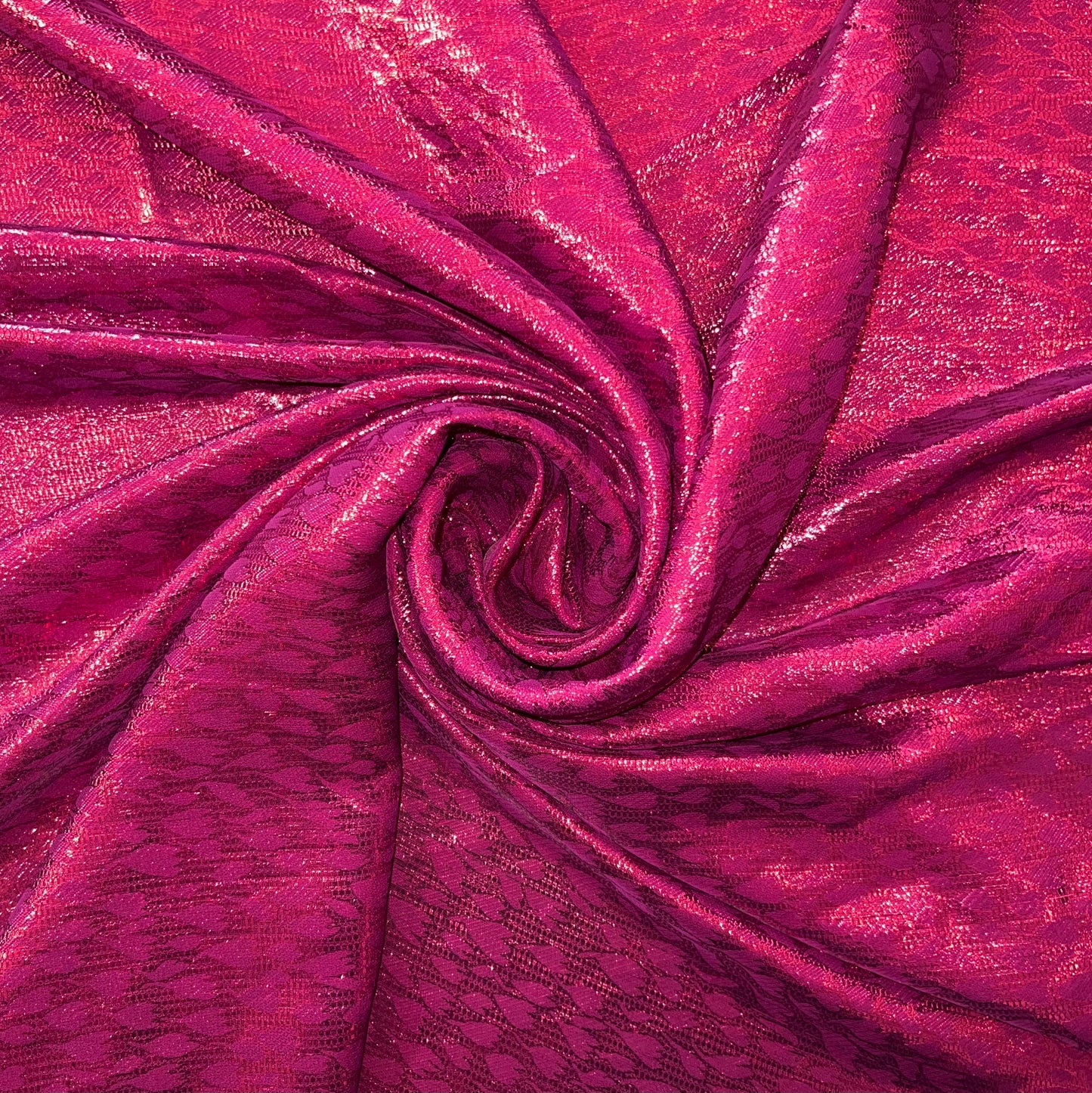 ARKONIS: Jacquard brillant fuchsia-violacé