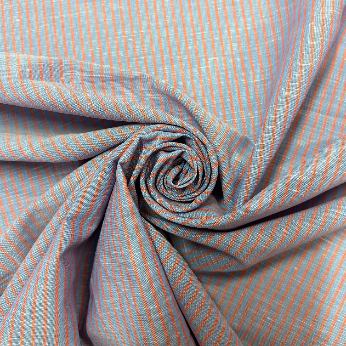 CHAY : Toile coton rayures rose
