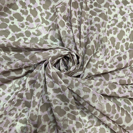 DIANE : Tulle imprimė motif  léopard
