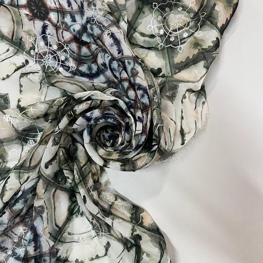 ORION: Voile de Coton Viscose imprimé