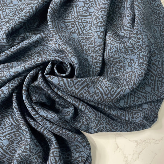 OMARA: Drap de viscose imprimé ethnique