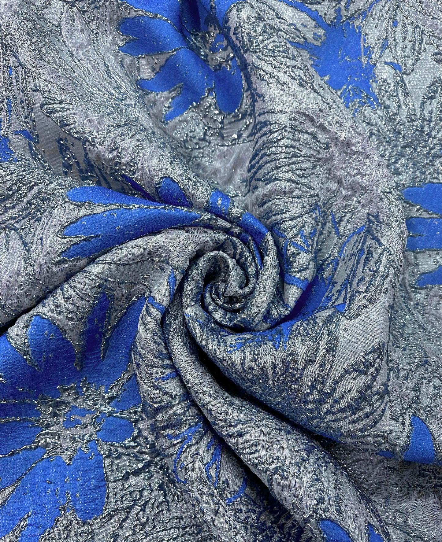 LENNY: Brocard couture fleurs tissés