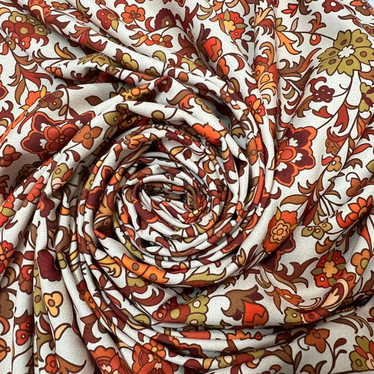 Nana : Crêpes imprimé floral rétro