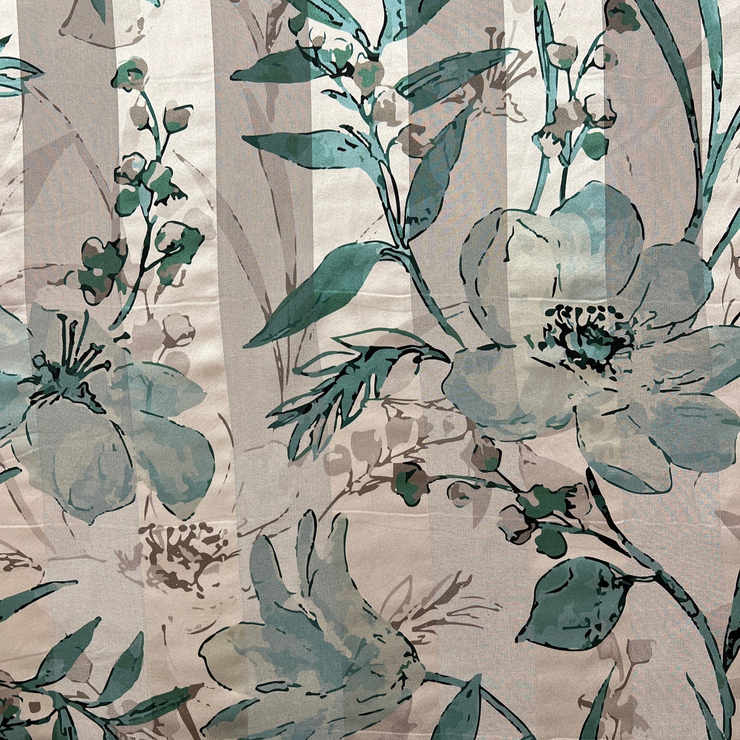 Rose: bande satin, à motifs fleur