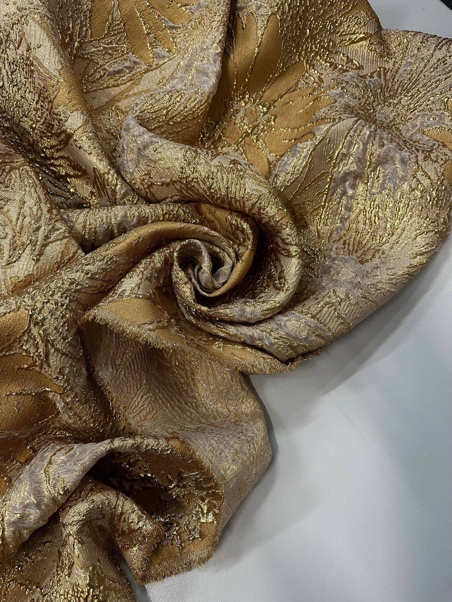 KAÏS: Brocard couture fleurs tissés