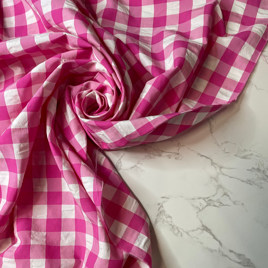 SOREN: Graphic Gingham Waterproof Canvas