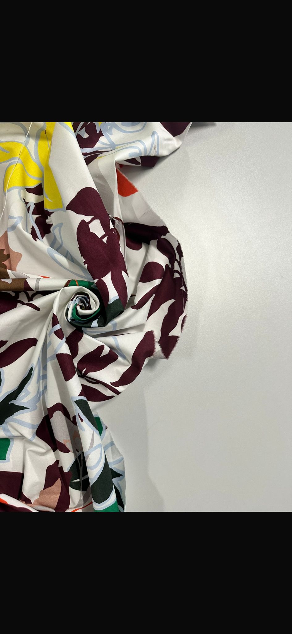 Anya: Multicolor floral print cotton poplin