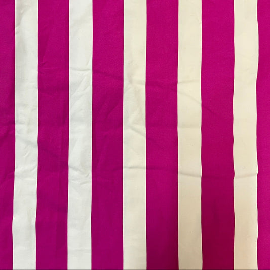 COUPON : RIVIERA FUCHSIA Maille rayée : 1,50 m